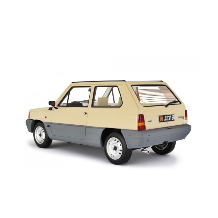 Fiat Panda 45 1980 beige, Laudoracing-Model 1/18 scale