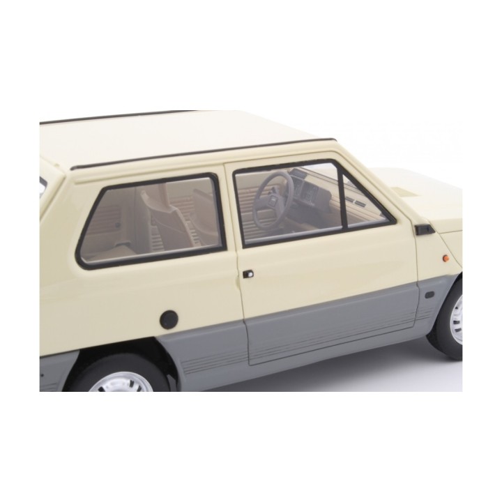 Fiat Panda 45 1980 beige, Laudoracing-Model 1/18 scale