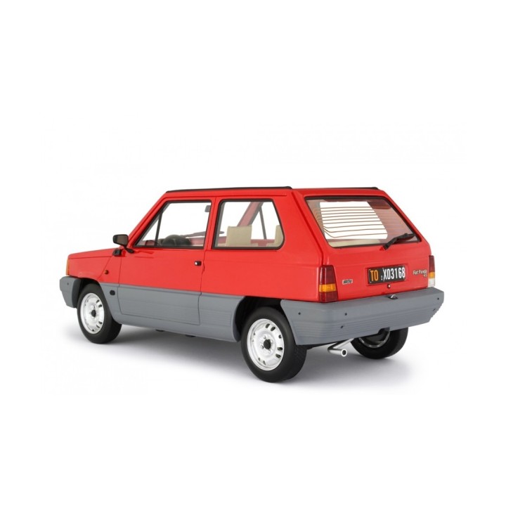 Fiat Panda 45 1980 brown, Laudoracing-Model 1/18 scale