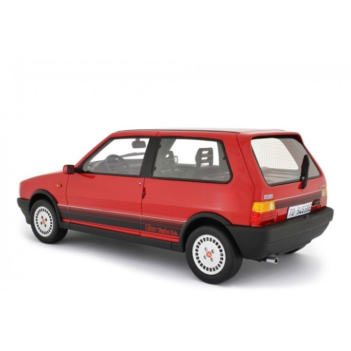 Fiat Uno Turbo i.e. 1987 červená, Laudoracing-Model 1:18