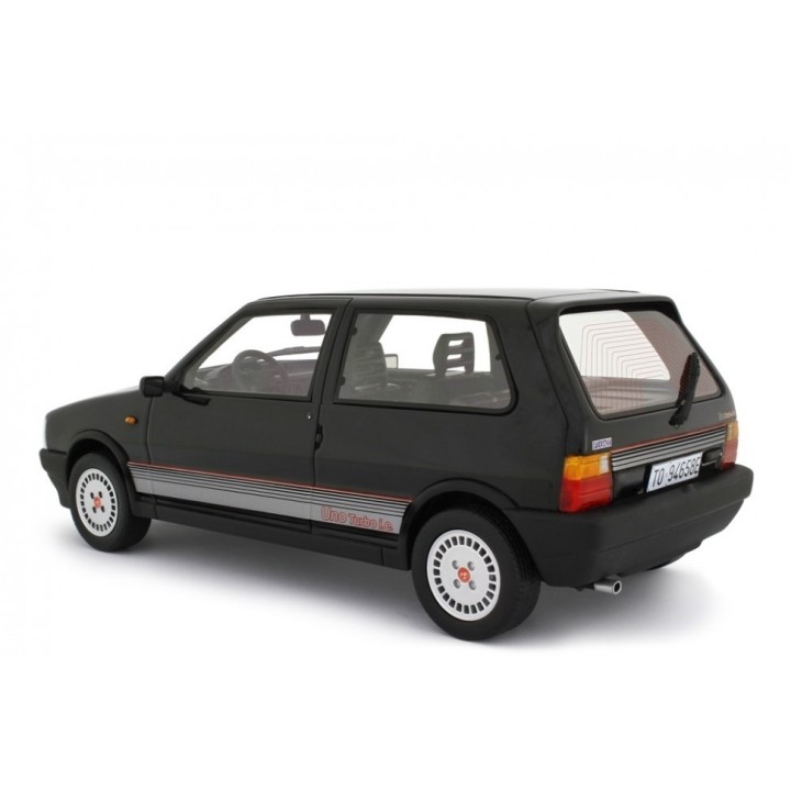 Fiat Uno Turbo i.e. 1987 black, Laudoracing-Model 1/18