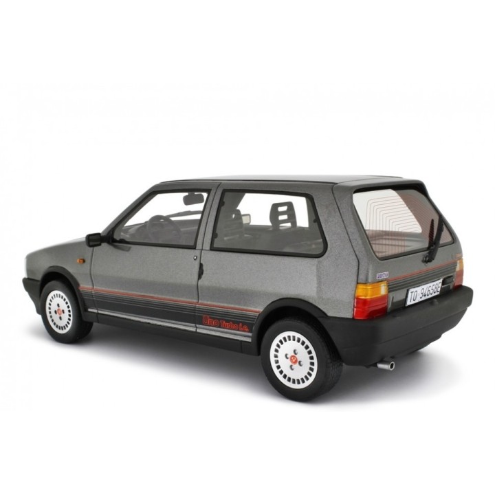 Fiat Uno Turbo i.e. 1987 red, Laudoracing-Model 1/18