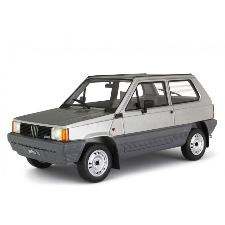 Fiat Panda 4x4 1983 silver, Laudoracing-Model 1/18 scale