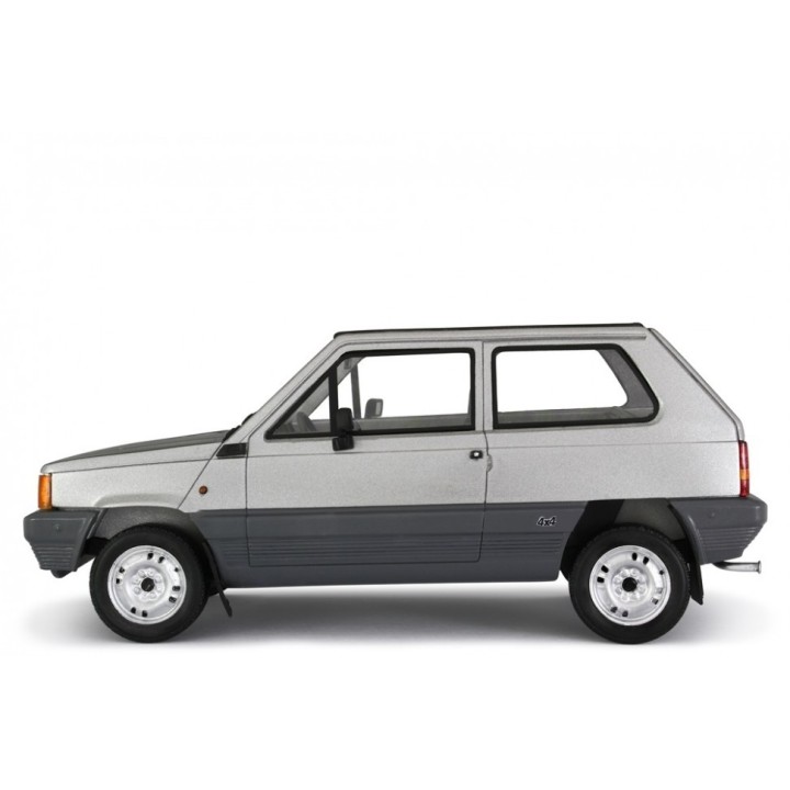 Fiat Panda 4x4 1983 silver, Laudoracing-Model 1/18 scale