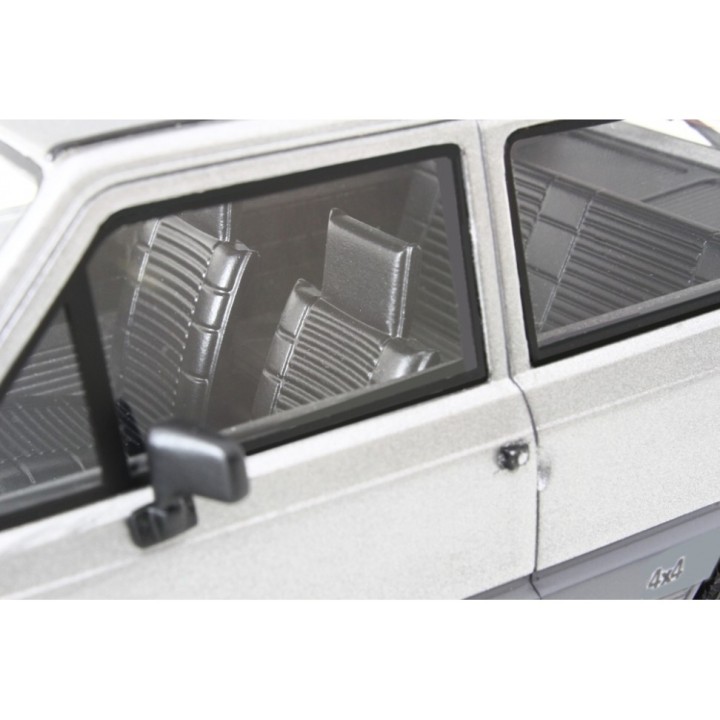 Fiat Panda 4x4 1983 silver, Laudoracing-Model 1/18 scale