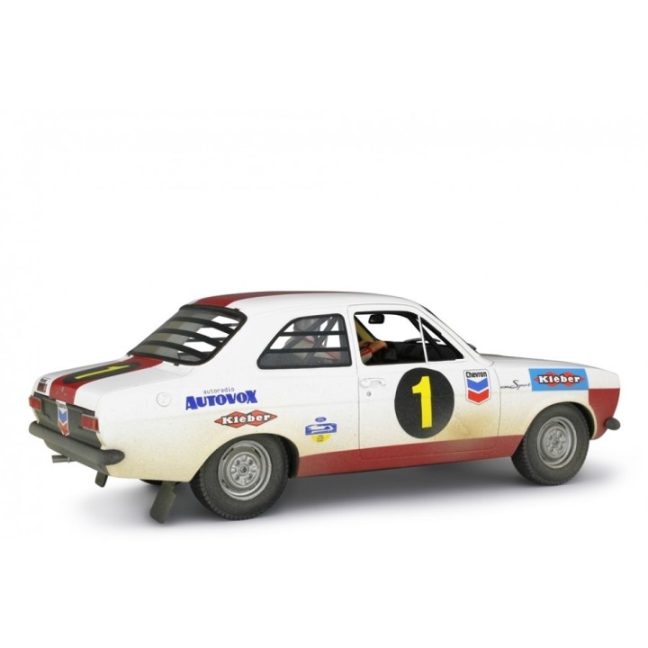 Ford Escort Rally 1968 Terence Hill white, Laudoracing-Model 1/18 scale