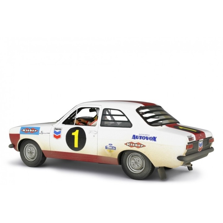 Ford Escort Rally 1968 Terence Hill white, Laudoracing-Model 1/18 scale