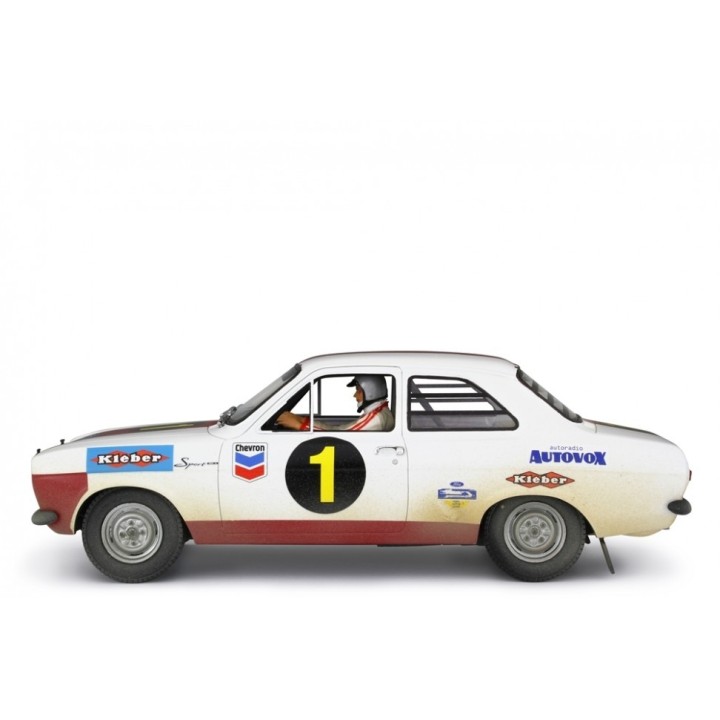 Ford Escort Rally 1968 Terence Hill white, Laudoracing-Model 1/18 scale