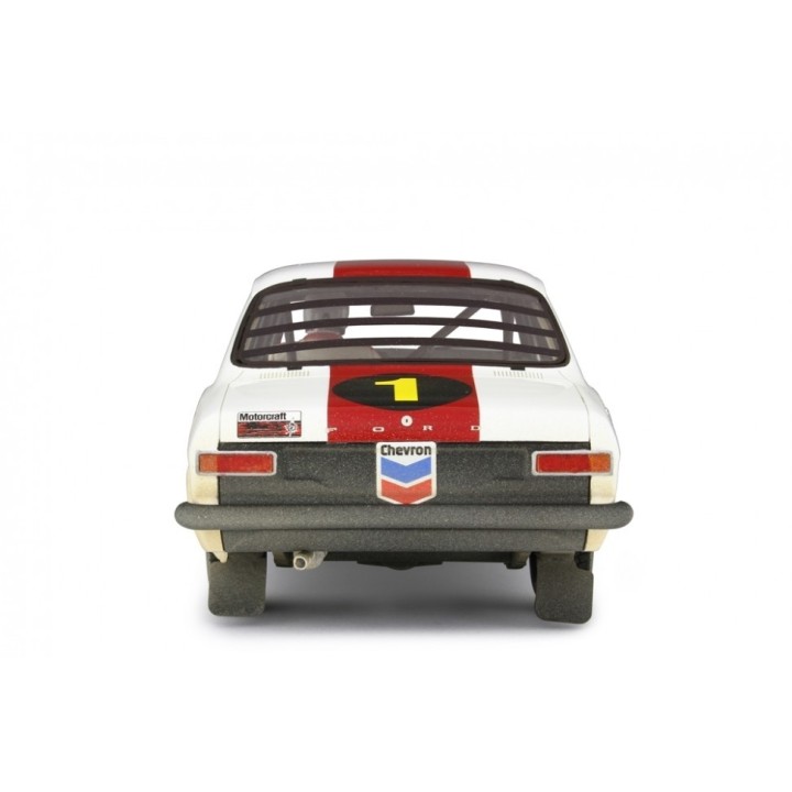 Ford Escort Rally 1968 Terence Hill white, Laudoracing-Model 1/18 scale