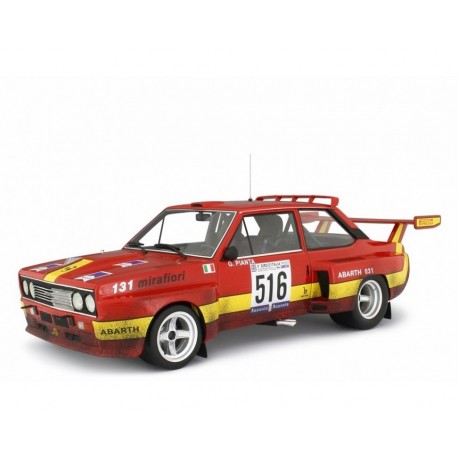 Fiat Abarth 031 Bertone Start Giro d'Italia 1975 Varano orange, Laudoracing-Model 1/18 scale