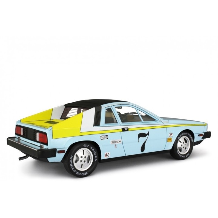 Lancia  Scorpion 1977 Monte Carlo, blue, Laudoracing-Model 1/18 scale