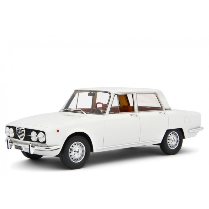 Alfa Romeo 2000 Berlina 1971 bílá, Laudoracing-Model 1:18