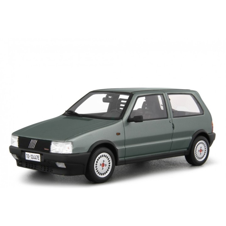 Fiat Uno Turbo i.e. 1985 green, Laudoracing-Model 1/18 scale