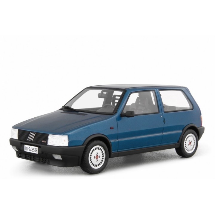 Fiat Uno Turbo i.e. 1985 blue, Laudoracing-Model 1/18 scale