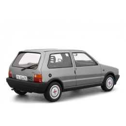 Fiat Uno Turbo i.e. 1985 stříbrná, Laudoracing-Model 1:18