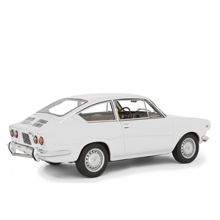Fiat 850 Sport Coupè 1968 white, Laudoracing-Model 1/18 scale
