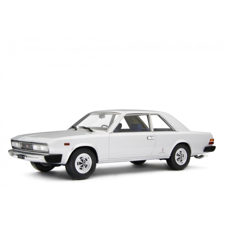 Fiat 130 Coupe 1971 silver, Laudoracing-Model 1/18 scale