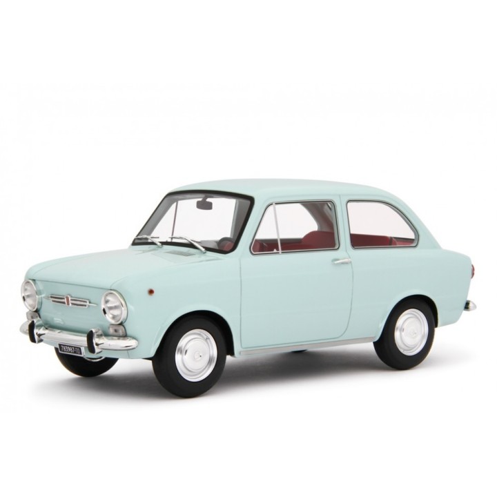 Fiat 850 Berlina 1964 light blue, Laudoracing-Model 1/18 scale