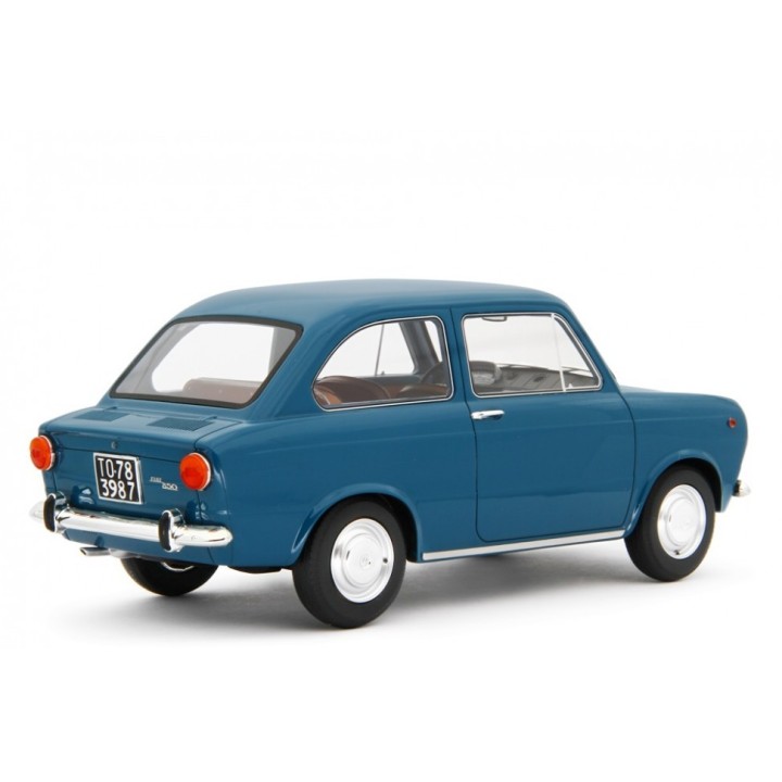 Fiat 850 Berlina 1964 blue, Laudoracing-Model 1/18 scale