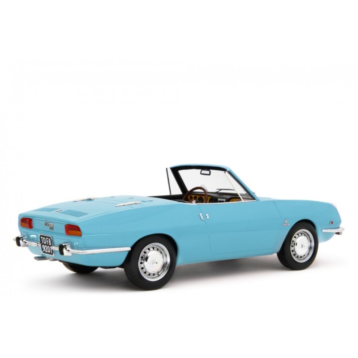 Fiat 850 Sport Spider 1968 blue, Laudoracing-Model 1/18 scale