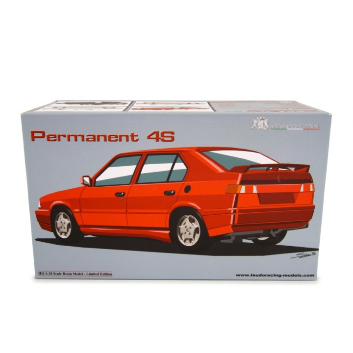 Alfa Romeo 33 1.7 16v permanent 4 1991 white, Laudoracing-Model 1/18 scale