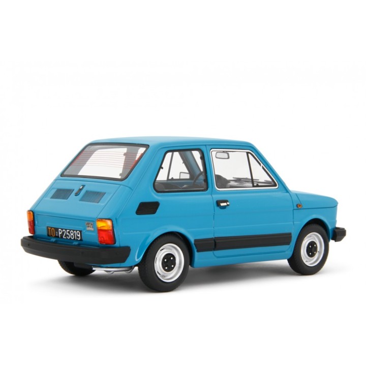 Fiat 126 1976 blue, Laudoracing-Model 1/18 scale