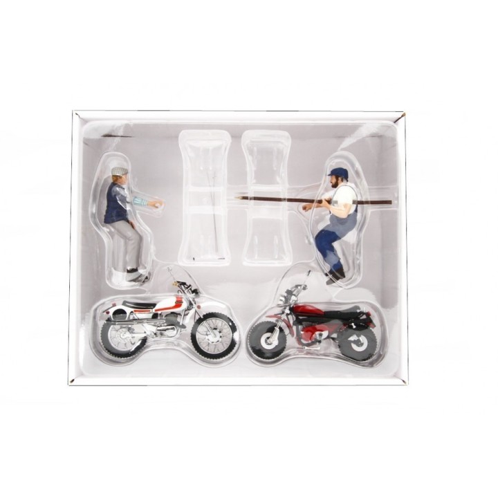 Set motorek + Bud Spencer + Terence Hill, Laudoracing-Model 1:18