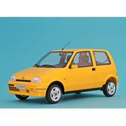 Fiat Cinquecento Sporting 1994 žlutá, Laudoracing-Model 1:18