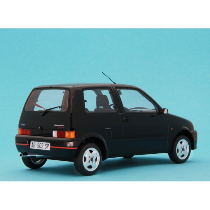 Fiat Cinquecento Sporting 1994 černá, Laudoracing-Model 1:18