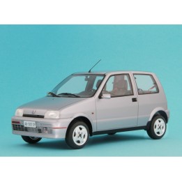 Fiat Cinquecento Sporting 1994 stříbrná, Laudoracing-Model 1:18