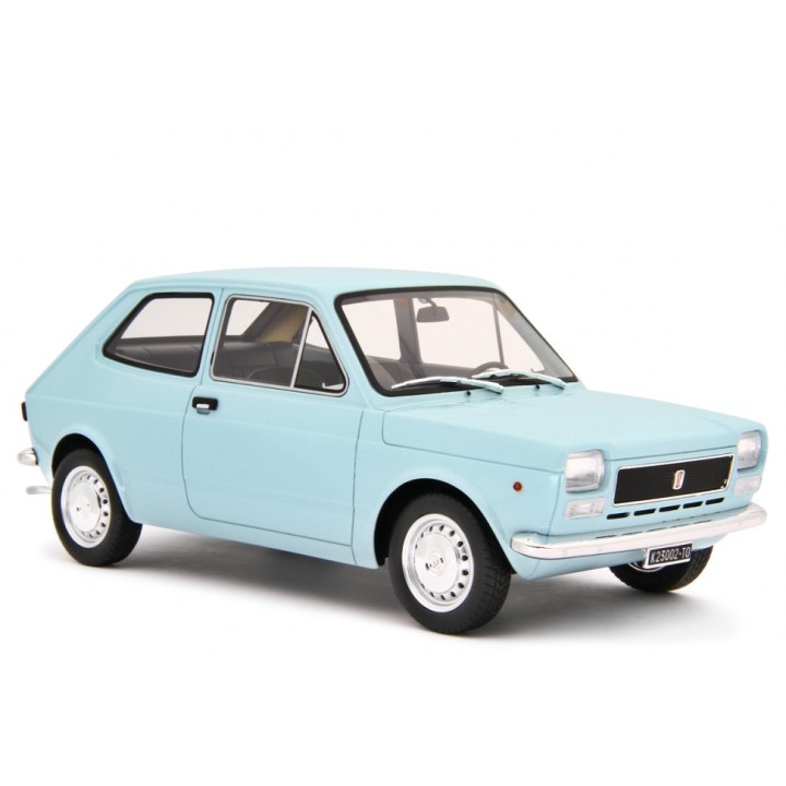 Fiat 127 1. série 1971 světle modrá, Laudoracing-Model 1:18