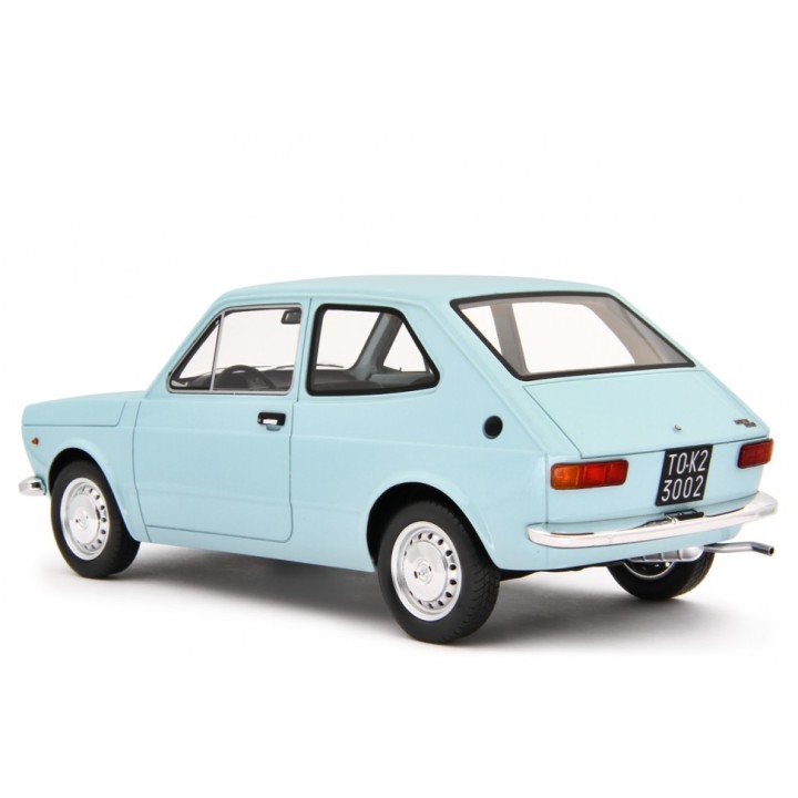 Fiat 127 1. série 1971 světle modrá, Laudoracing-Model 1:18
