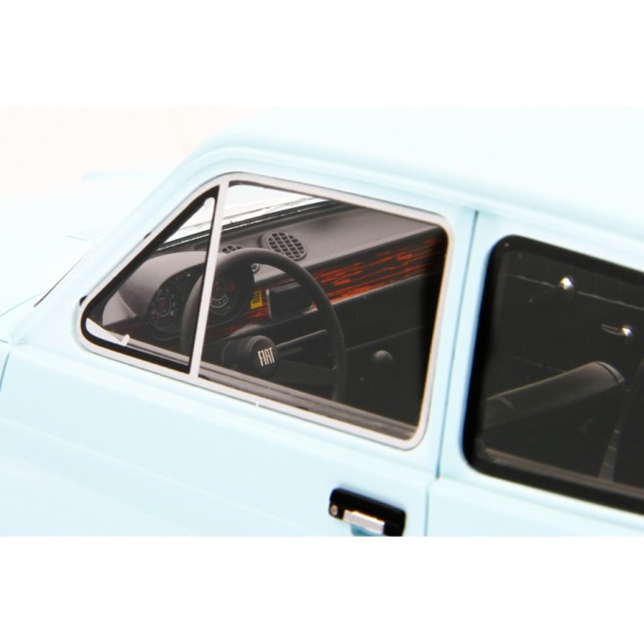 Fiat 127 1. série 1971 světle modrá, Laudoracing-Model 1:18