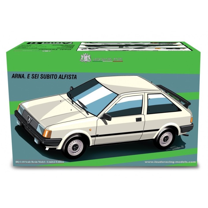 Alfa Romeo Arna 1.3 TI 1984 bílá, Laudoracing-Model 1:18