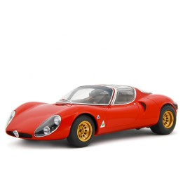 Alfa Romeo 33 Coupe Stradale 1967 Museum Version red, Laudoracing-Model 1/18 scale