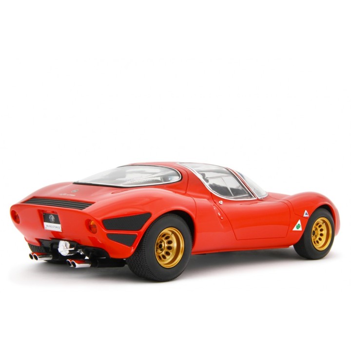 Alfa Romeo 33 Coupe Stradale 1967 Museum Version červená, Laudoracing-Model 1:18