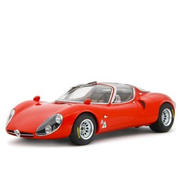 Alfa Romeo 33 Coupe Stradale 1967 Prototype B Version červená, Laudoracing-Model 1:18