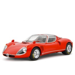 Alfa Romeo 33 Coupe Stradale 1967 Prototype C Version červená, Laudoracing-Model 1:18
