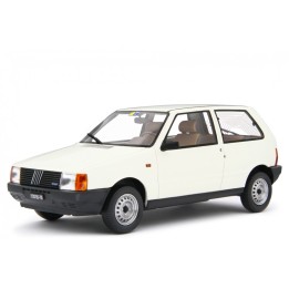 Fiat Uno 45 1983 bílá, Laudoracing-Model 1:18