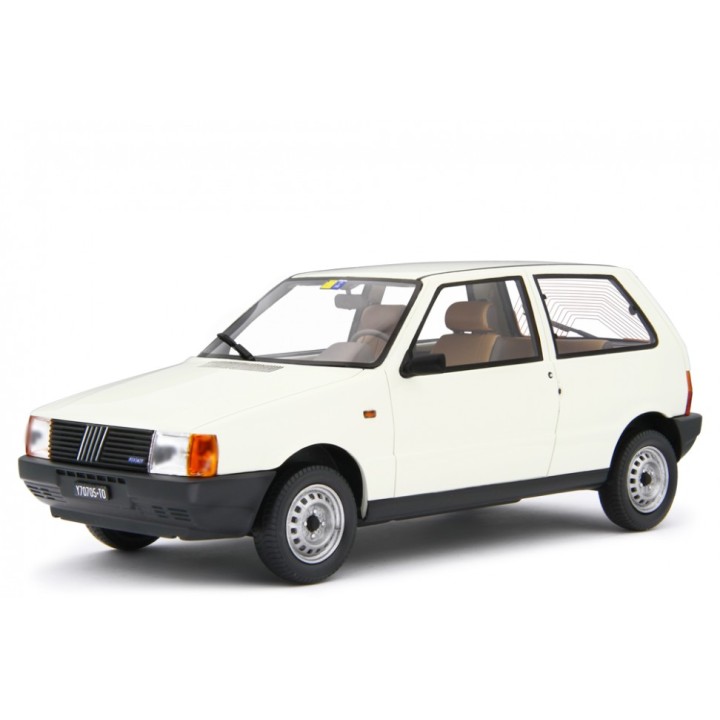 Fiat Uno 45 1983 bílá, Laudoracing-Model 1:18