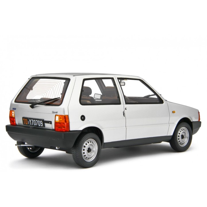Fiat Uno 45 1983 silver, Laudoracing-Model 1/18 scale