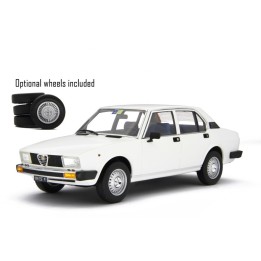 Alfa Romeo Alfetta 2.0 1978 bílá, Laudoracing-Model 1:18