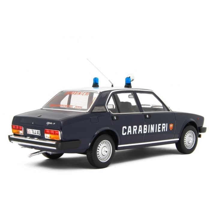 Alfa Romeo Alfetta 2.0 Carabinieri 1978 tmavě modrá, Laudoracing-Model 1:18