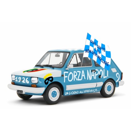 Fiat 126 Forza Napoli modrá, Laudoracing-Model 1:18