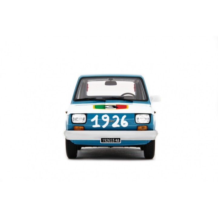 Fiat 126 Forza Napoli blue, Laudoracing-Model 1/18 scale