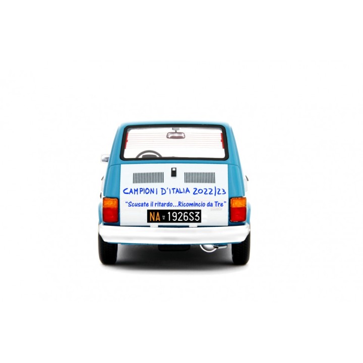 Fiat 126 Forza Napoli modrá, Laudoracing-Model 1:18