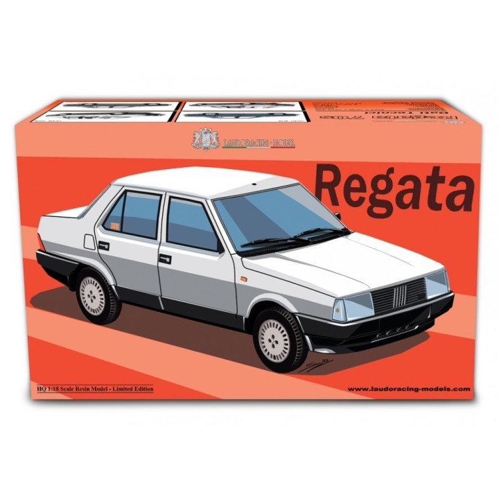 Fiat Regata 70S 1983 silver, Laudoracing-Model 1/18 scale