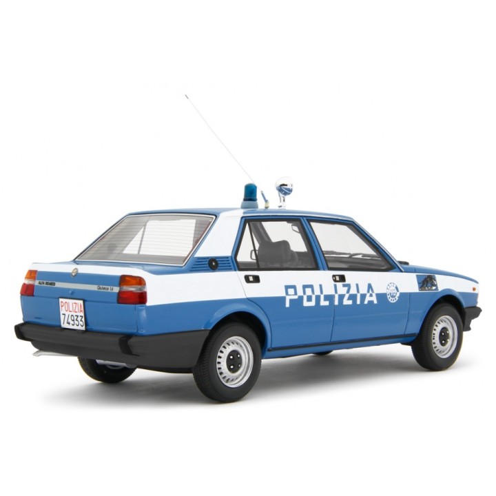 Alfa Romeo Giulietta Polizia 1.6 1977 modrá, Laudoracing-Model 1:18