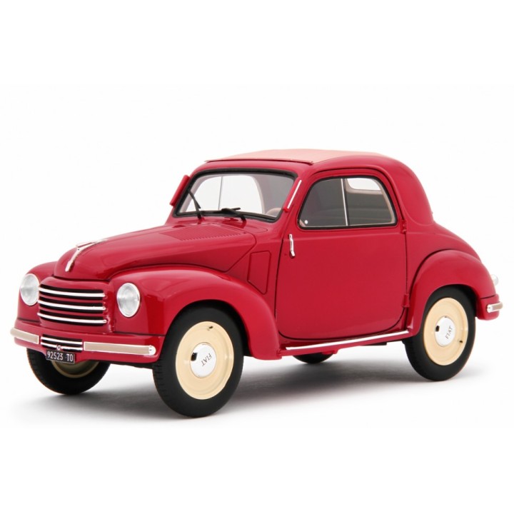 Fiat 500C Topolino 1949 červená, Laudoracing-Model 1:18