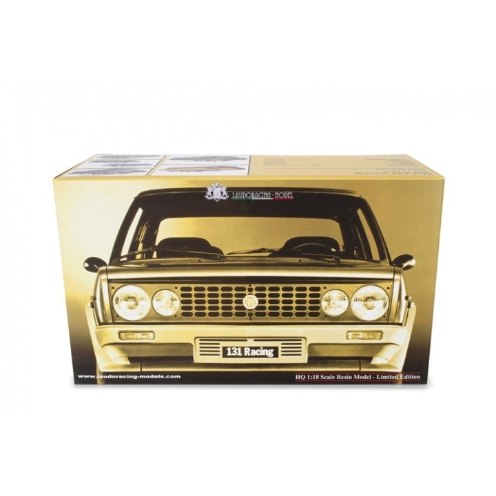 Fiat 131 Racing 2000 TC 1978 orange, Laudoracing-Model 1/18 scale